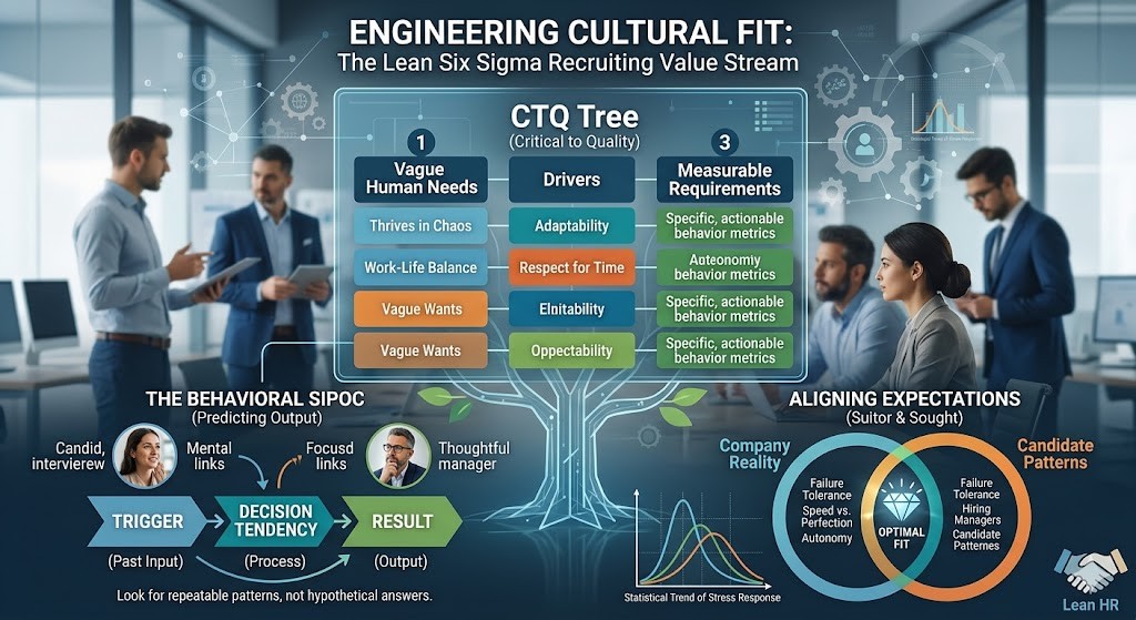 The Science of Soft Data: How Lean Six Sigma Tools Uncover Cultural Fit in Recruiting